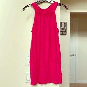 Express pink dress